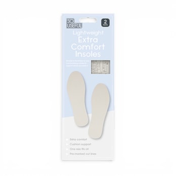 Wholesale Extra Comfort Insoles 2 Pairs With Clip Strip | Wholesale Direct