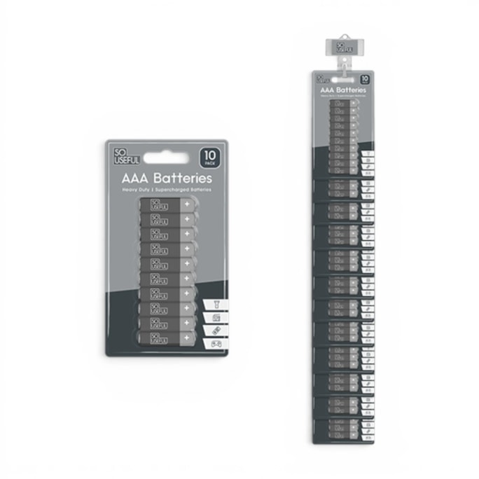 Wholesale AAA Extra Heavy Duty Batteries 10pk with Clip Strip | Wholesale Direct Wholesale AAA Extra Heavy Duty Batteries 10pk with Clip Strip | Wholesale Direct