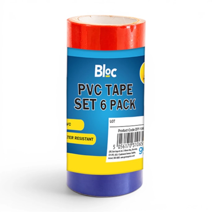 Wholesale PVC Tape Set 6 Pack in CDU | Wholesale Direct Wholesale PVC Tape Set 6 Pack in CDU | Wholesale Direct