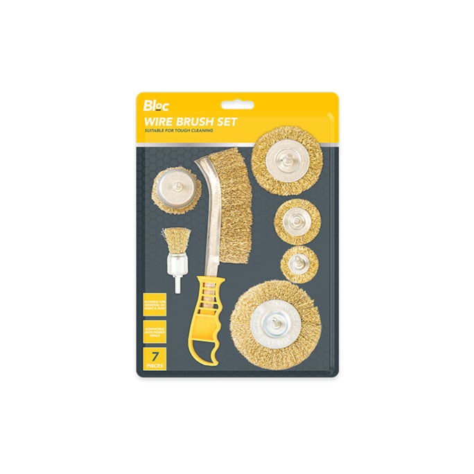 Wholesale Wire Brush Set 7 Piece | Wholesale Direct Wholesale Wire Brush Set 7 Piece | Wholesale Direct
