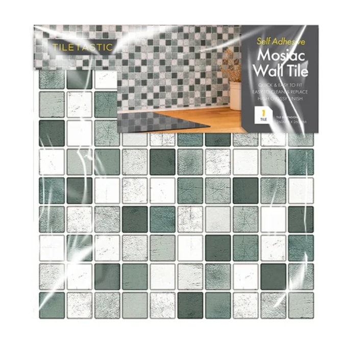 Wholesale Green Mosaic Wall Tile Sticker | Wholesale Direct