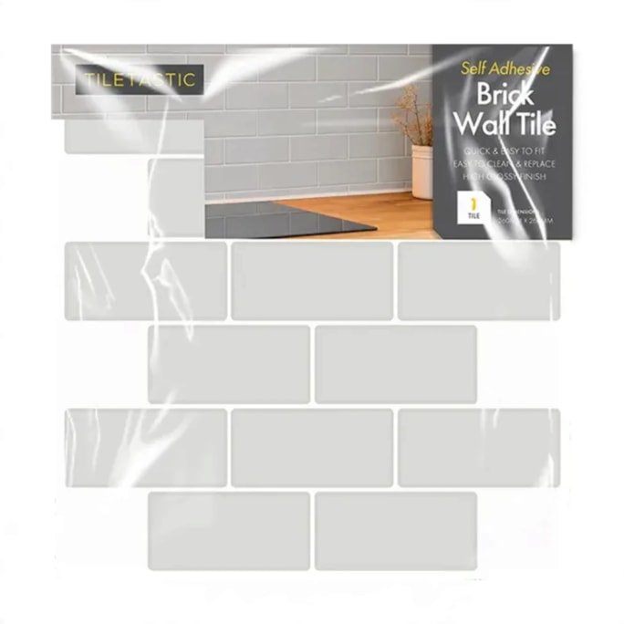 Wholesale Grey Brick Wall Tile Sticker | Wholesale Direct