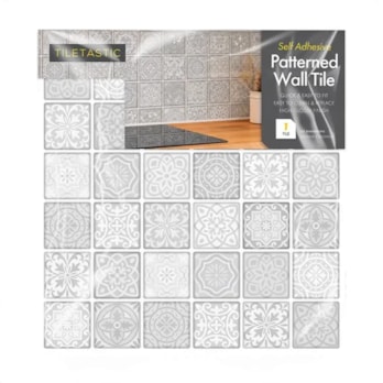 Wholesale Grey Mini Patterned Wall Tile Sticker | Wholesale Direct