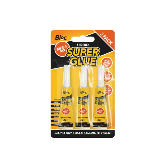 Wholesale Super Glue 3g 3 Pack | Wholesale Direct