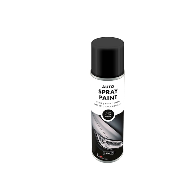 Wholesale Auto Spray Paint Matt Black 250ml | Wholesale Direct