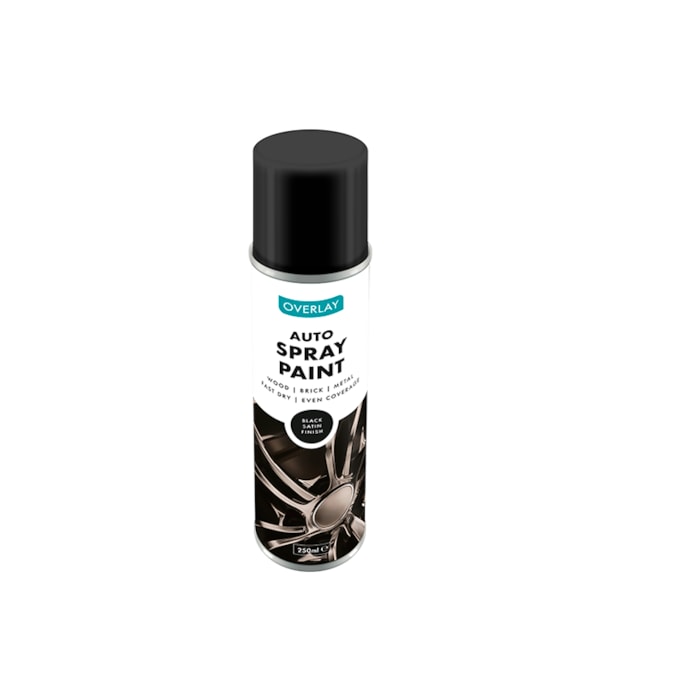 Wholesale Auto Spray Paint Satin Black 250ml | Wholesale Direct