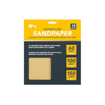 Wholesale Assorted Grit Sandpaper 10 Sheets | Wholesale Direct Wholesale Assorted Grit Sandpaper 10 Sheets | Wholesale Direct