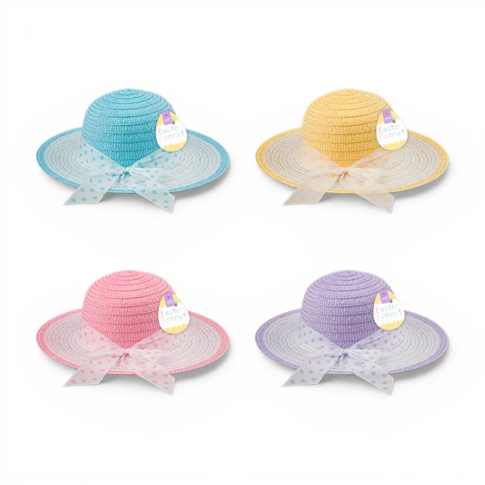 Wholesale Easter Bonnet with Ribbon CDU | Wholesale Direct