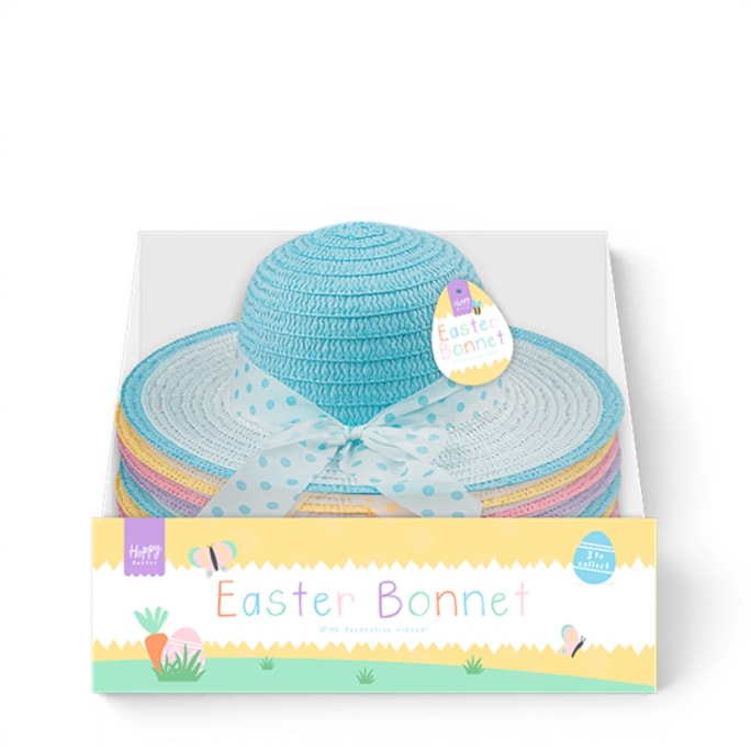 Wholesale Easter Bonnet with Ribbon CDU | Wholesale Direct
