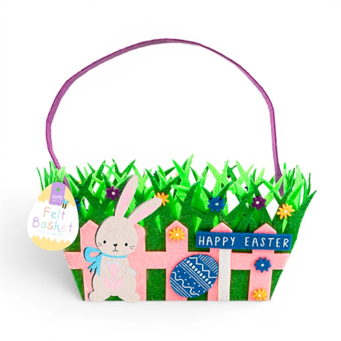 Wholesale Easter Felt Character Basket | Wholesale Direct