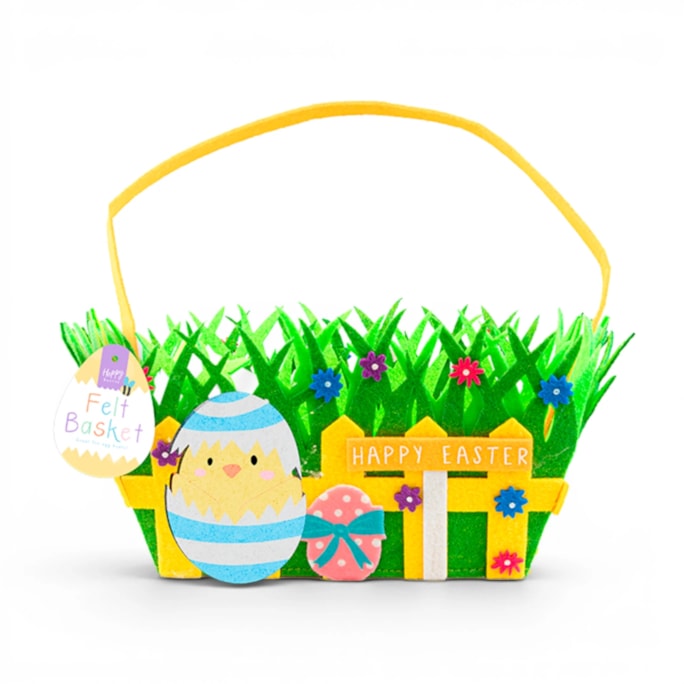 Wholesale Easter Felt Character Basket | Wholesale Direct