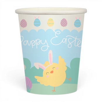 Wholesale Easter Printed Paper Cups 270ml 10pk CDU | Wholesale Direct