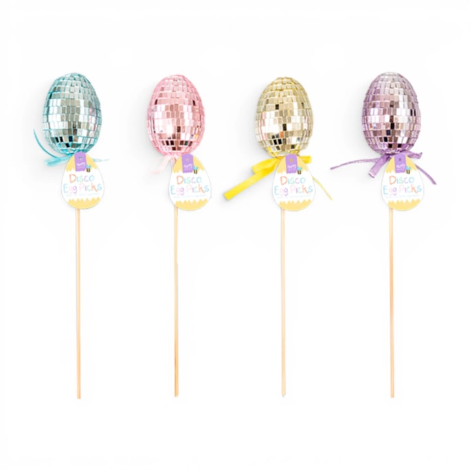 Wholesale Easter Disco Egg Picks 27.5cm CDU | Wholesale Direct Wholesale Easter Disco Egg Picks 27.5cm CDU | Wholesale Direct