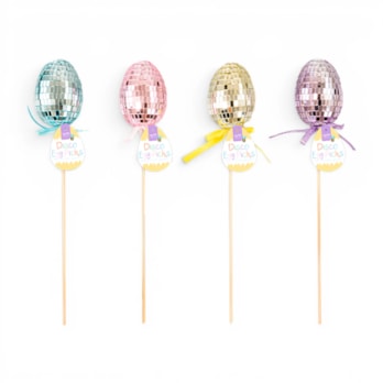Wholesale Easter Disco Egg Picks 27.5cm CDU | Wholesale Direct