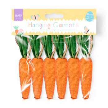 Wholesale Easter Hanging Carrots 6pk | Wholesale Direct Wholesale Easter Hanging Carrots 6pk | Wholesale Direct