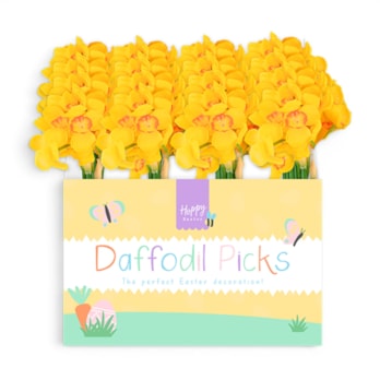 Wholesale Easter Daffodil Pick 26cm CDU | Wholesale Direct