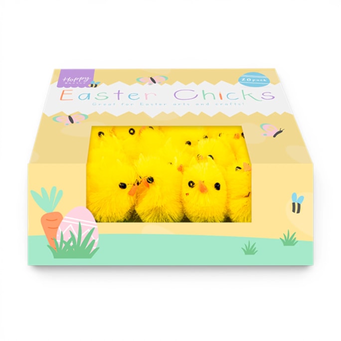 Wholesale Easter Chicks 20pk CDU | Wholesale Direct