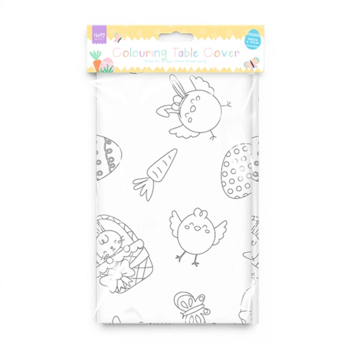 Wholesale Easter Colour Your Own Tablecover 160cm x 90cm | Wholesale Direct