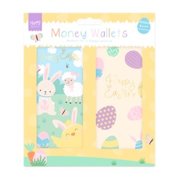 Wholesale Easter Money Wallets 4pk | Wholesale Direct