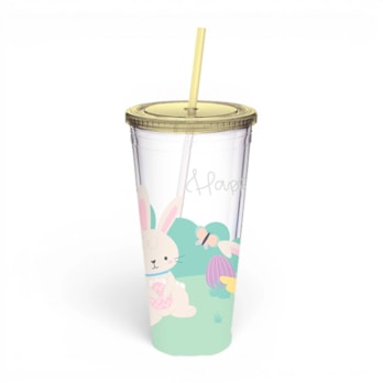 Wholesale Easter Printed Tumbler with Spiral Straw 400ml | Wholesale Direct Wholesale Easter Printed Tumbler with Spiral Straw 400ml | Wholesale Direct