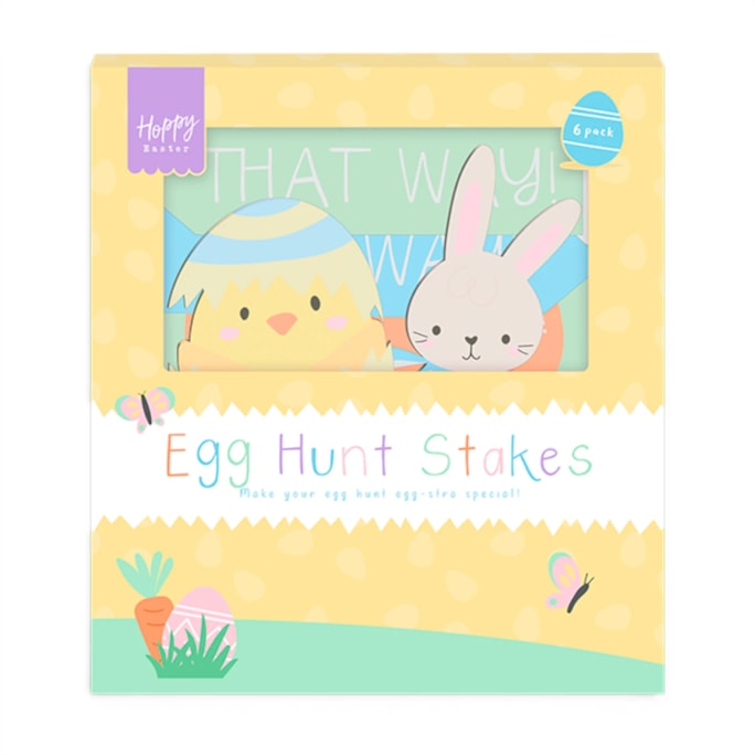 Wholesale Easter Egg Hunt Stakes 6pk CDU | Wholesale Direct
