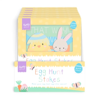 Wholesale Easter Egg Hunt Stakes 6pk CDU | Wholesale Direct