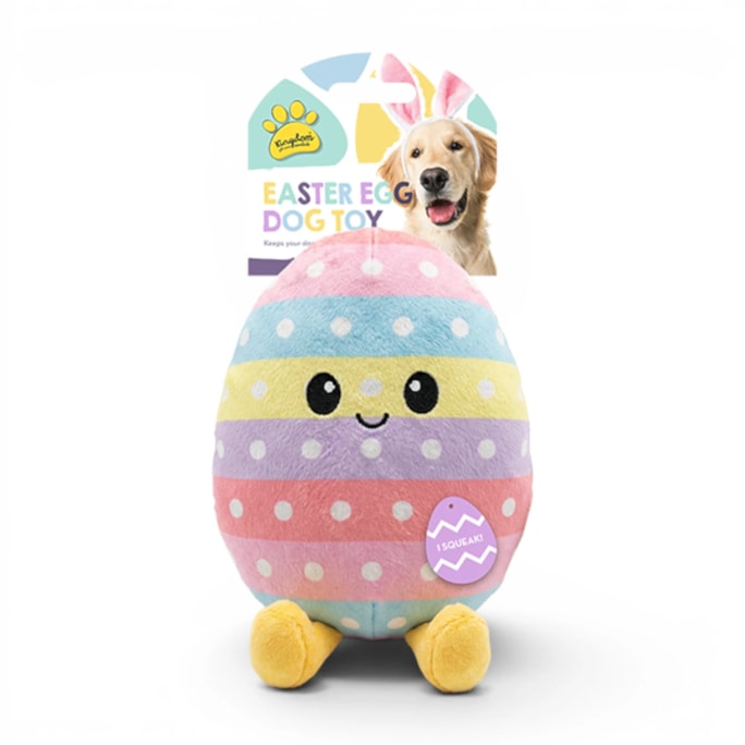 Wholesale Easter Egg Plush Dog Toy | Wholesale Direct