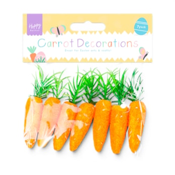 Wholesale Easter Bonnet Carrot Decorations 7pk | Wholesale Direct