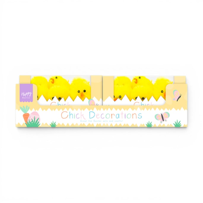 Wholesale Easter Chick Decorations 4cm 6pk CDU | Wholesale Direct Wholesale Easter Chick Decorations 4cm 6pk CDU | Wholesale Direct