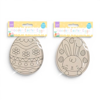 Wholesale Wooden Hanging Easter Eggs 2pk | Wholesale Direct Wholesale Wooden Hanging Easter Eggs 2pk | Wholesale Direct