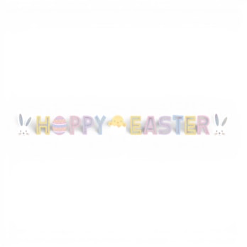 Wholesale Happy Easter Holographic Bunting 2m | Wholesale Direct