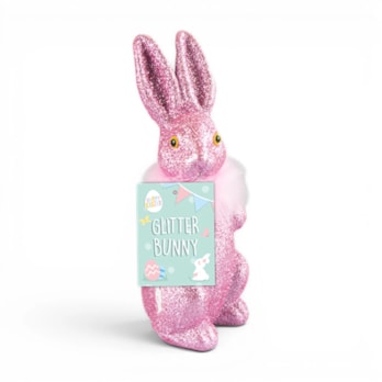 Wholesale Glittery Bunny Decoration | Wholesale Direct