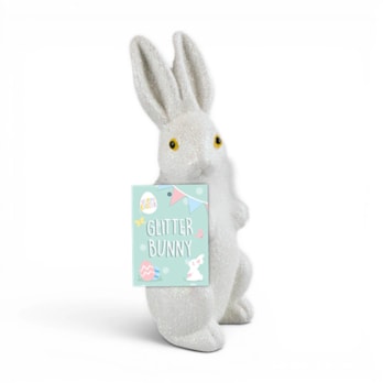 Wholesale Glittery Bunny Decoration | Wholesale Direct