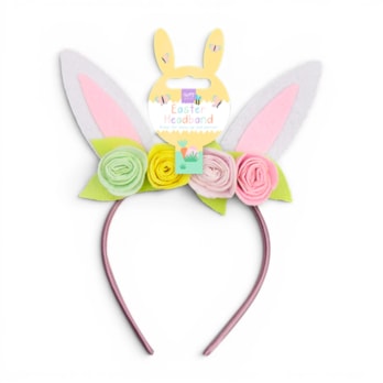 Wholesale Bunny Ears Flower Headband | Wholesale Direct Wholesale Bunny Ears Flower Headband | Wholesale Direct