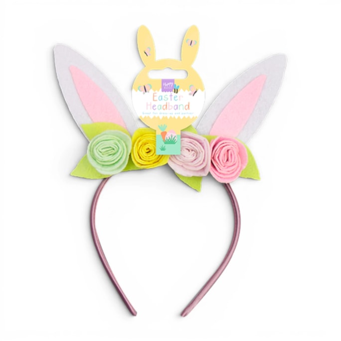 Wholesale Bunny Ears Flower Headband | Wholesale Direct
