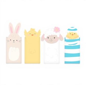 Wholesale Easter 3D Character Treat Bags 6pk | Wholesale Direct