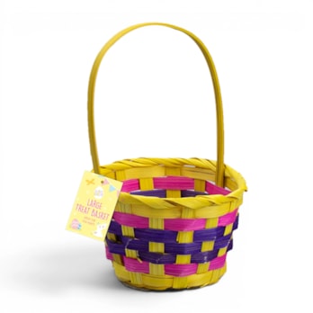 Wholesale Easter Large Woven Treat Basket | Wholesale Direct