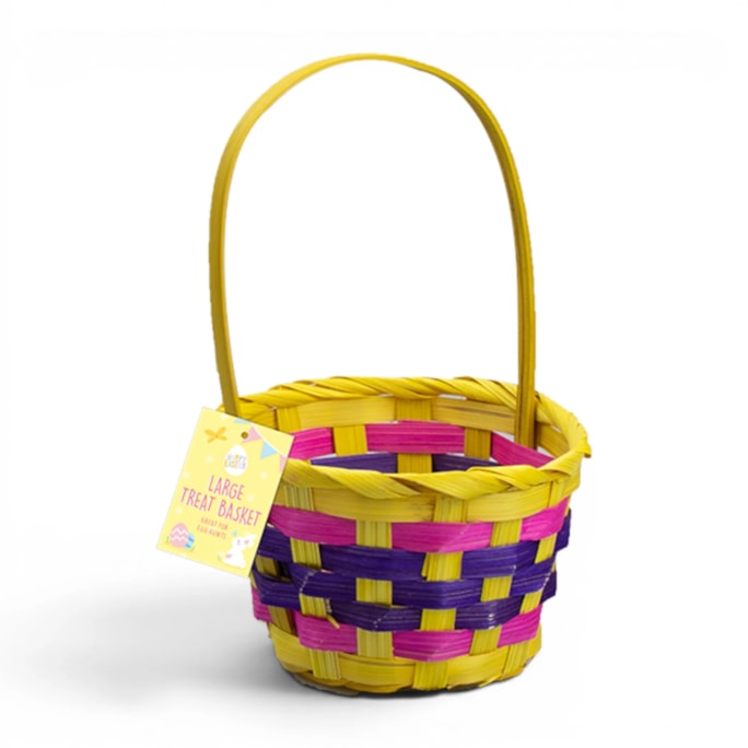 Wholesale Easter Large Woven Treat Basket | Wholesale Direct