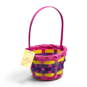 Wholesale Easter Large Woven Treat Basket | Wholesale Direct