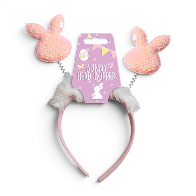 Wholesale Easter Sequin Bunny Head Boppers | Wholesale Direct