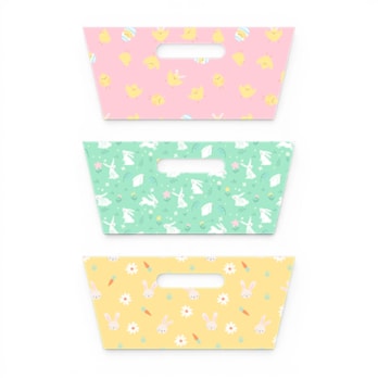 Wholesale Easter Rectangle Printed Hamper Tray | Wholesale Direct Wholesale Easter Rectangle Printed Hamper Tray | Wholesale Direct