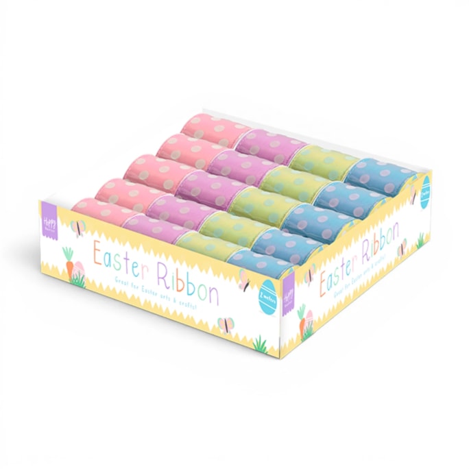Wholesale Easter Ribbon 2m CDU | Wholesale Direct