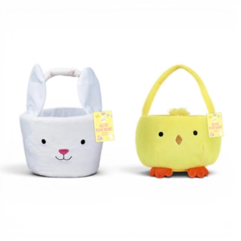 Wholesale Easter Plush Basket | Wholesale Direct