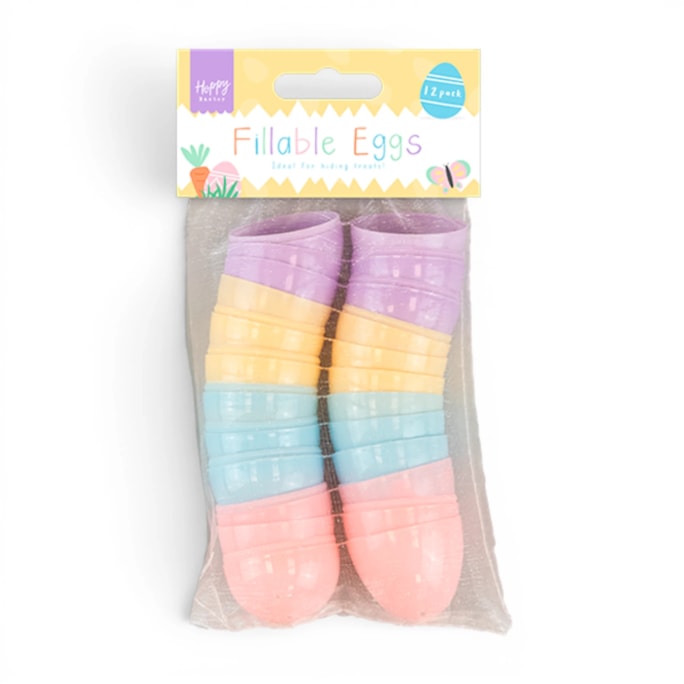 Wholesale Easter Fillable Eggs 12 Pack | Wholesale Direct Wholesale Easter Fillable Eggs 12 Pack | Wholesale Direct