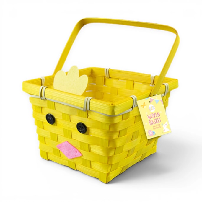 Wholesale Easter Character Woven Basket | Wholesale Direct Wholesale Easter Character Woven Basket | Wholesale Direct