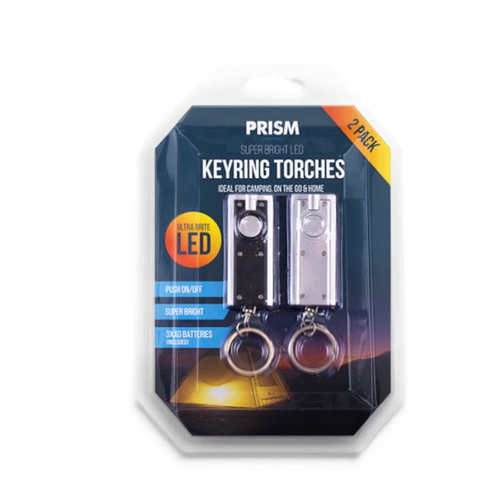 Wholesale LED Keyring Torch 2 Pack | Wholesale Direct Wholesale LED Keyring Torch 2 Pack | Wholesale Direct