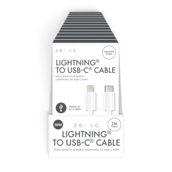 Wholesale White Lightning to Type-C 2M Cable in CDU | Wholesale Direct Wholesale White Lightning to Type-C 2M Cable in CDU | Wholesale Direct
