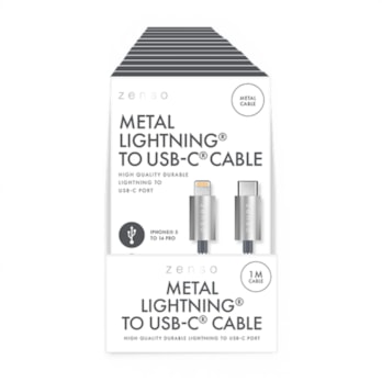Wholesale Metal Lightning to Type-C Charge/Sync 1M Cable in CDU | Wholesale Direct Wholesale Metal Lightning to Type-C Charge/Sync 1M Cable in CDU | Wholesale Direct