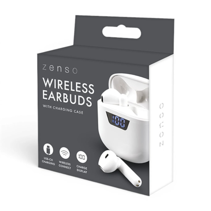 Wholesale Wireless Earbuds with Digital Screen Charging Case in CDU | Wholesale Direct Wholesale Wireless Earbuds with Digital Screen Charging Case in CDU | Wholesale Direct