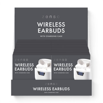 Wholesale Wireless Earbuds with Digital Screen Charging Case in CDU | Wholesale Direct Wholesale Wireless Earbuds with Digital Screen Charging Case in CDU | Wholesale Direct